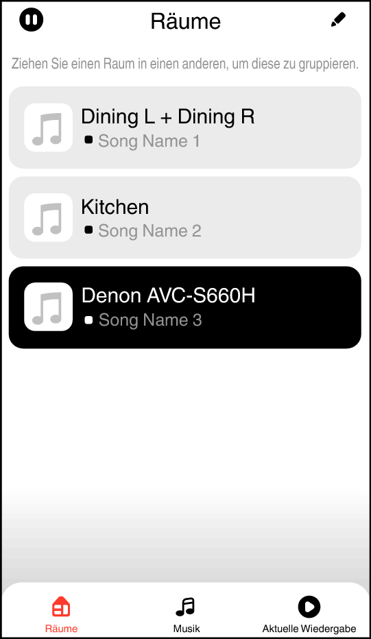 App Select Room AVCS66